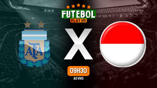 Assistir Argentina x Indonésia ao vivo 19/06/2023 HD
