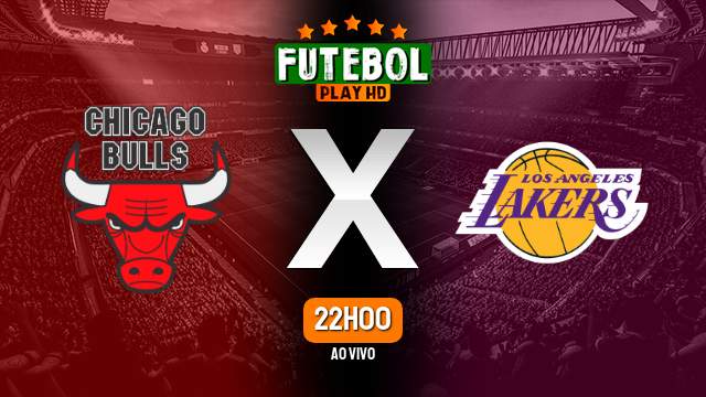 Assistir Chicago Bulls x Los Angeles Lakers ao vivo online 20/12/2023 HD