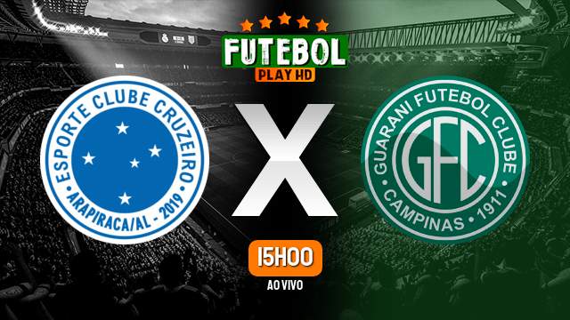 Assistir Cruzeiro-AL x Guarani ao vivo HD 08/01/2023 Grátis