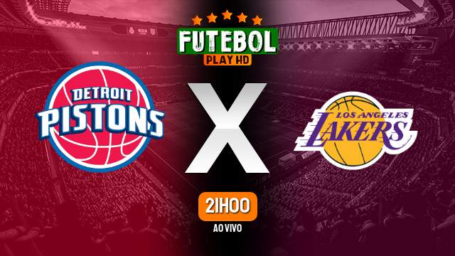 Assistir Detroit Pistons x Los Angeles Lakers ao vivo 29/11/2023 HD online