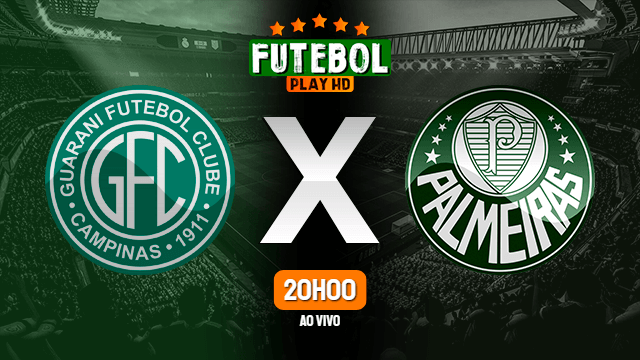 Assistir Guarani x Palmeiras ao vivo 23/04/2021 HD online