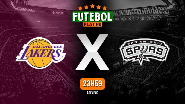 Assistir Los Angeles Lakers x San Antonio Spurs ao vivo Grátis HD 23/02/2024