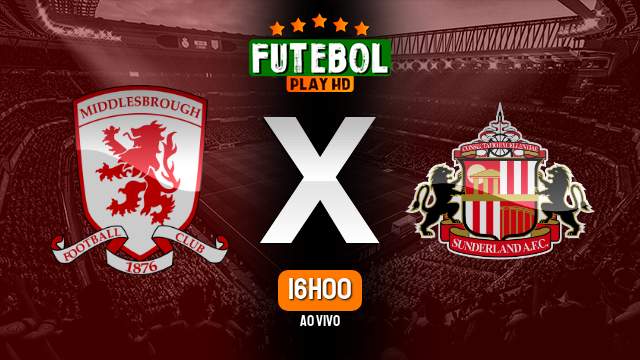 Assistir Middlesbrough x Sunderland ao vivo 05/09/2022 HD