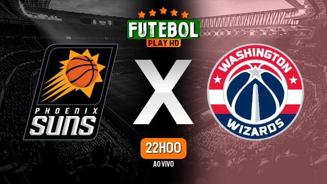 Assistir Phoenix Suns x Washington Wizards ao vivo online 17/12/2023 HD