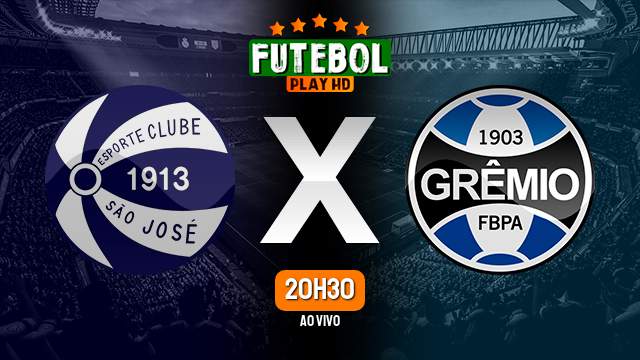 Assistir São José x Grêmio ao vivo Grátis HD 29/01/2023