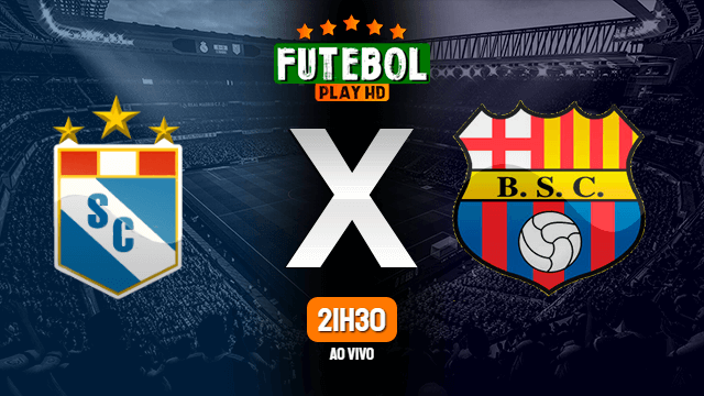 Assistir Sporting Cristal x Barcelona de Guayaquil ao vivo online HD 13/02/2020
